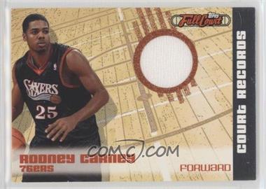 2006-07 Topps Full Court - Court Records - Relic #CR16 - Rodney Carney /499