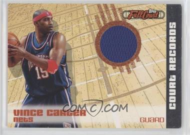 2006-07 Topps Full Court - Court Records - Relic #CR6 - Vince Carter /499 [EX to NM]