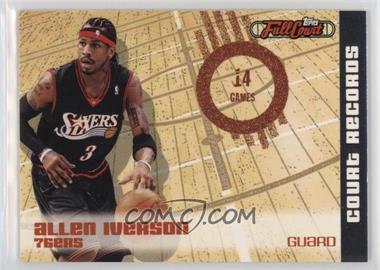 2006-07 Topps Full Court - Court Records #CR4 - Allen Iverson /1499