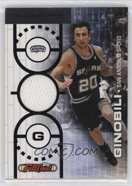 2006-07 Topps Full Court - Full Court Press - Relic #FCP12 - Manu Ginobili /499