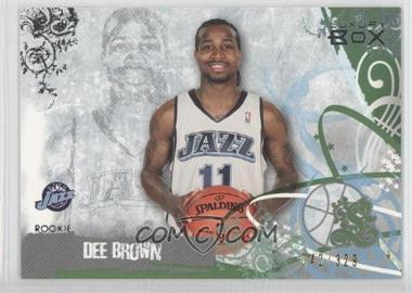 2006-07 Topps Luxury Box - [Base] - Green #63 - Dee Brown /329