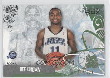 2006-07 Topps Luxury Box - [Base] - Green #63 - Dee Brown /329