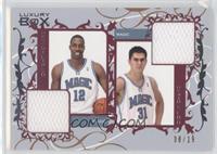 Dwight Howard, Darko Milicic #/19