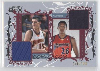 2006-07 Topps Luxury Box - Courtside Relics Dual #CDR-BO.1 - Andris Biedrins, Patrick O'Bryant /299