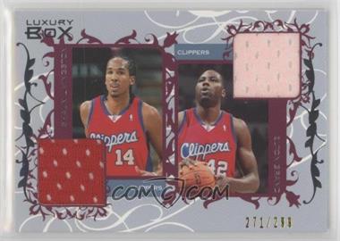 2006-07 Topps Luxury Box - Courtside Relics Dual #CDR-LB - Shaun Livingston, Elton Brand /299