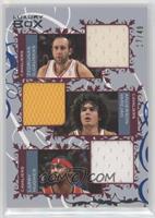 Zydrunas Ilgauskas, Anderson Varejao, Larry Hughes #/49