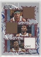 Delonte West, Al Jefferson, Paul Pierce #/49