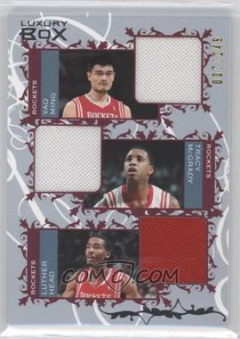 2006-07 Topps Luxury Box - Courtside Relics Triple #CTR-YMH - Yao Ming, Tracy McGrady, Luther Head /249