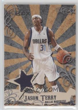 2006-07 Topps Luxury Box - Mezzanine Relics - Silver #MR-JT - Jason Terry /9