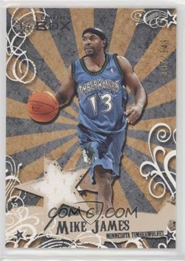 2006-07 Topps Luxury Box - Mezzanine Relics #MR-MJ - Mike James /349