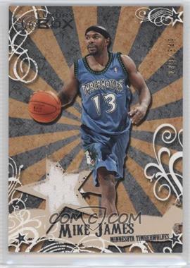 2006-07 Topps Luxury Box - Mezzanine Relics #MR-MJ - Mike James /349