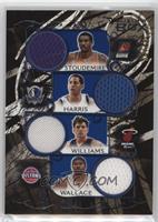 Amare Stoudemire, Devin Harris, Jason Williams, Rasheed Wallace #/49