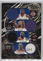 Rasheed Wallace, Michael Redd, Shaquille O'Neal, Ben Gordon #/49