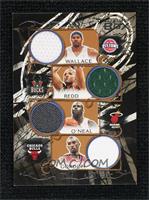 Rasheed Wallace, Michael Redd, Shaquille O'Neal, Ben Gordon #/19