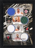 Rasheed Wallace, Michael Redd, Shaquille O'Neal, Ben Gordon #/9