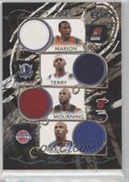 Shawn Marion, Jason Terry, Alonzo Mourning, Chauncey Billups #/199