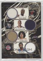 Antoine Walker, Richard Jefferson, Anderson Varejao, Antonio McDyess #/199