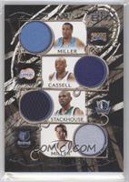 Andre Miller, Sam Cassell, Jerry Stackhouse, Mike Miller #/199