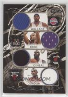 Rasheed Wallace, Michael Redd, Shaquille O'Neal, Ben Gordon [Noted] #/199