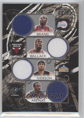 2006-07 Topps Luxury Box - Relics Seven - Silver #LB7R-3 - Elton Brand, Ben Wallace, Allen Iverson, Gilbert Arenas, Shawn Marion, Yao Ming, Carmelo Anthony /9