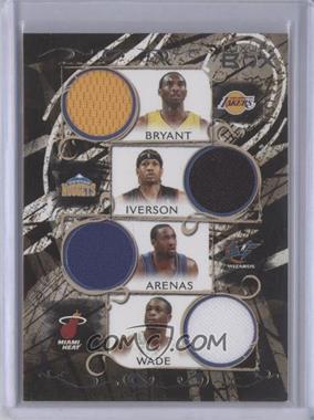 2006-07 Topps Luxury Box - Relics Seven #LB7R-6 - Kobe Bryant, Allen Iverson, Gilbert Arenas, Dwyane Wade, Paul Pierce, Dirk Nowitzki, Carmelo Anthony /99