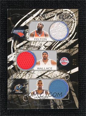 2006-07 Topps Luxury Box - Relics Six - Gold #LB6R-1 - Raymond Felton, Rasheed Wallace, Antawn Jamison, Sean May, David Noel, Jerry Stackhouse /9