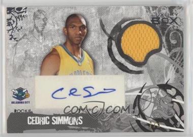 2006-07 Topps Luxury Box - Rookie Autograph Relic - Silver #RAR-CS - Cedric Simmons /9