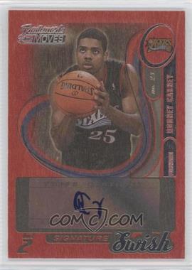 2006-07 Topps Trademark Moves - Signature Swish - Wood Red #SSW-12 - Rodney Carney /10