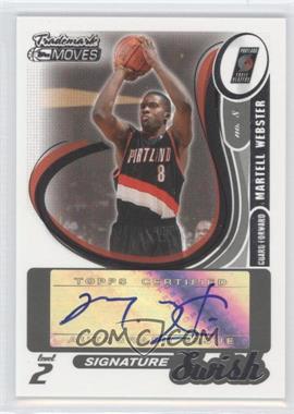 2006-07 Topps Trademark Moves - Signature Swish #SSW-19 - Martell Webster /149