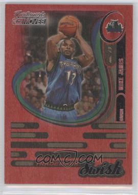 2006-07 Topps Trademark Moves - Trademark Swish - Wood Red #TSW-6 - Mike James /35