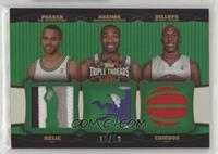 Tony Parker, Gilbert Arenas, Chauncey Billups #/18