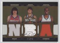 Adam Morrison, Andrew Bogut, Emeka Okafor #/27