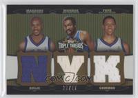 Stephon Marbury, Earl Monroe, Channing Frye #/27