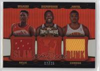 Dominique Wilkins, Jason Richardson, Josh Smith #/36