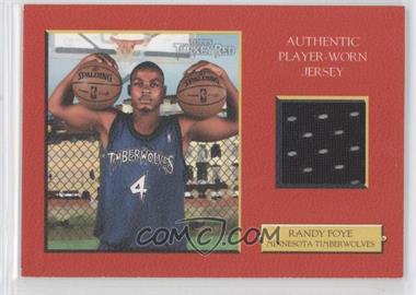 2006-07 Topps Turkey Red - Relics - Red #TRR-RF - Randy Foye /99