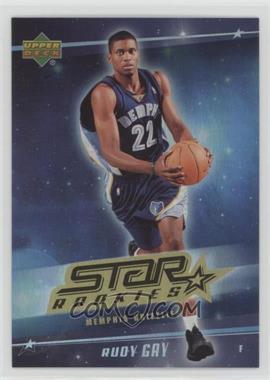 2006-07 UD Reserve - [Base] - Gold #208 - Star Rookies - Rudy Gay