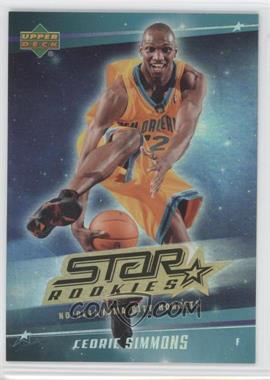2006-07 UD Reserve - [Base] - Gold #215 - Star Rookies - Cedric Simmons
