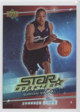 2006-07 UD Reserve - [Base] - Gold #224 - Star Rookies - Shannon Brown