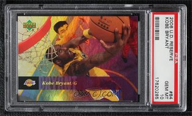 2006-07 UD Reserve - [Base] #84 - Kobe Bryant [PSA 10 GEM MT]