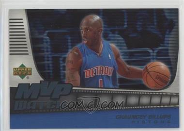 2006-07 UD Reserve - MVP Watch #MVP-CB - Chauncey Billups