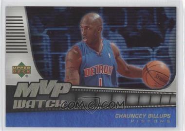 2006-07 UD Reserve - MVP Watch #MVP-CB - Chauncey Billups