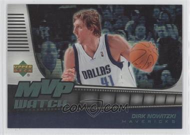 2006-07 UD Reserve - MVP Watch #MVP-DN - Dirk Nowitzki