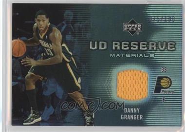2006-07 UD Reserve - Materials #RM-DG - Danny Granger /100