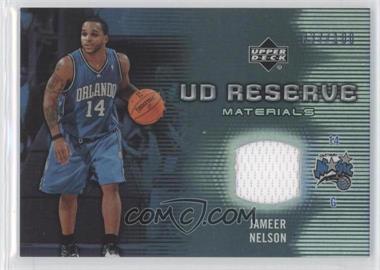 2006-07 UD Reserve - Materials #RM-JN - Jameer Nelson /100