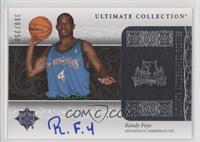 Ultimate Autographed Rookies - Randy Foye [Noted] #/350