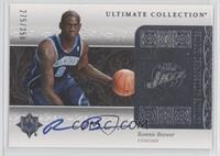 Ultimate Autographed Rookies - Ronnie Brewer #/350