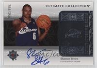 Ultimate Autographed Rookies - Shannon Brown #/350