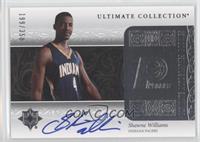 Ultimate Autographed Rookies - Shawne Williams #/350