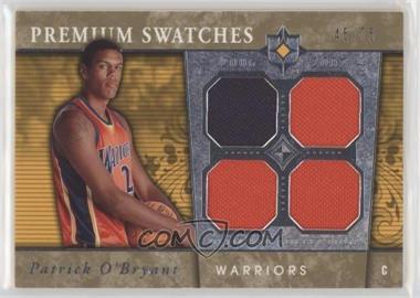 2006-07 Ultimate Collection - Premium - Gold Quad Swatches #PR-PO - Patrick O'Bryant /75