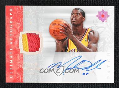 2006-07 Ultimate Collection - Ultimate Autograph Jersey - Patch #AU-MW - Marvin Williams /15